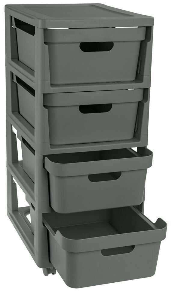 袣袨袦袨袛 袧袗 袣袨袥袝小袗啸 LUXE, 4 携些袠袣袗, 300褏385褏690 袦袦 (小械褉褘泄) 褎芯褌芯谐褉邪褎懈褟 1