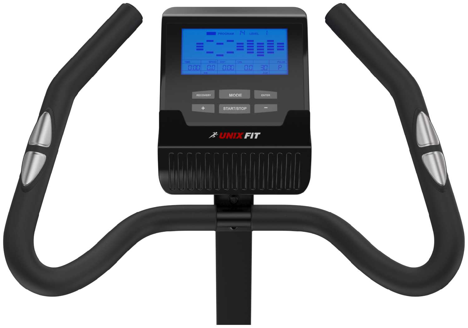 Вертикальный велотренажер UnixFit BL-390E + набор для фитнеса фотография 8