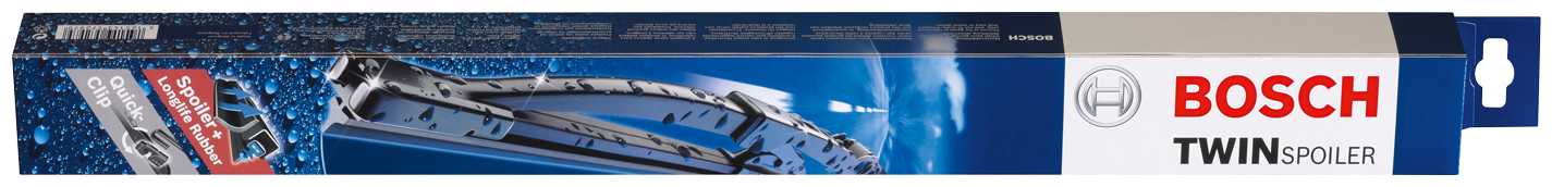 Щетка стеклоочистителя каркасная Bosch Twin Spoiler 503S, 2 шт. фотография 1