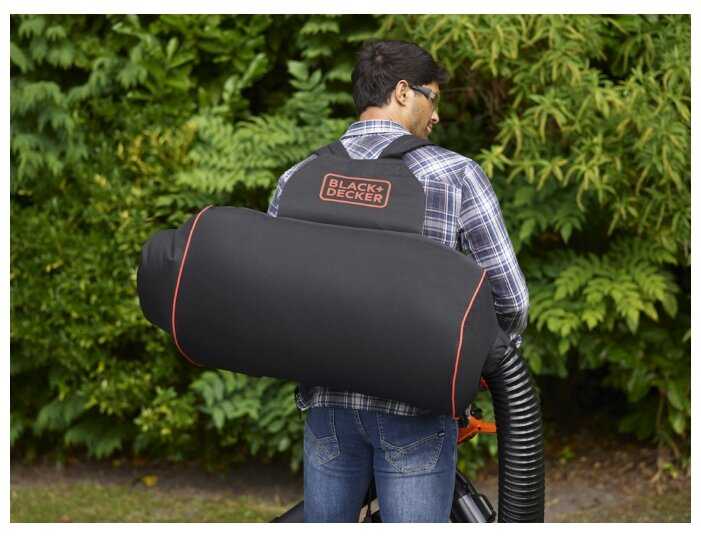 Электрическая воздуходувка-пылесос BLACK+DECKER BEBLV300 фотография 6