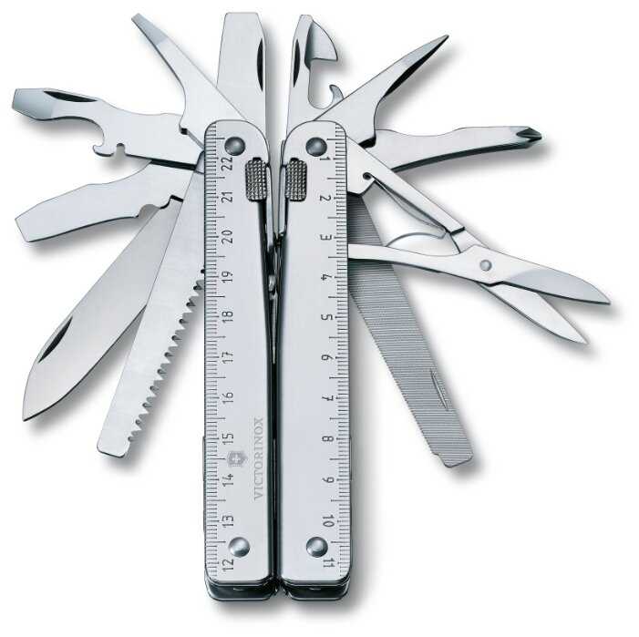 Мультитул пассатижи VICTORINOX SwissTool X 3.0327.N с чехлом фотография 1