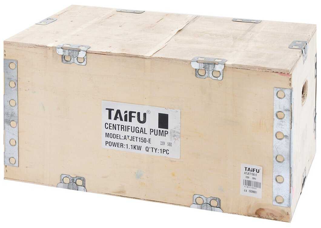 Насосная станция с защитой от сухого хода TAIFU ATJET150E MINI (1100 Вт) с контроллером TPC-10 фотография 7