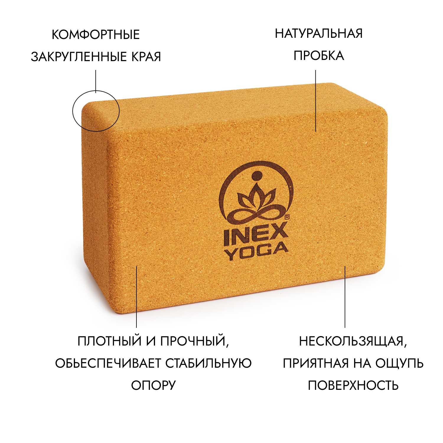 Блок для йоги INEX EVA Yoga Block фотография 23