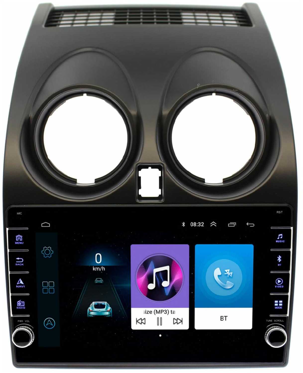 Штатная магнитола Wide Media Nissan Qashqai, Dualis 2007 - 2014 [Android 10, WiFi, 2/32GB, 4 ядра]