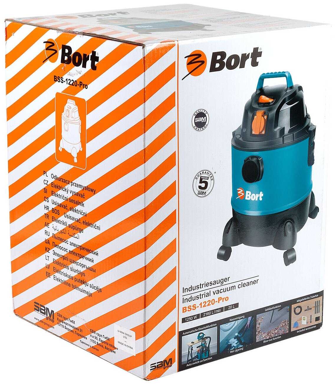 Пылесос промышленный Bort BSS-1220-Pro фотография 2