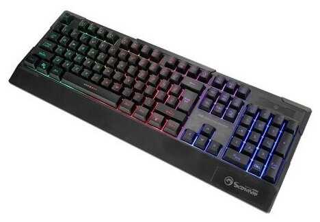 Клавиатура игровая проводная MARVO K606, 104 кл, USB, чёрный фотография 1