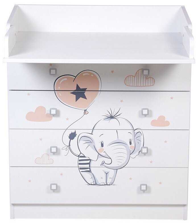 Пеленальный комод Фея Слоник (1580) фотография 3