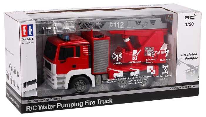 Пожарный автомобиль Double Eagle Mercedes-Benz Antos (E527-003), 1:20, 40 см фотография 6