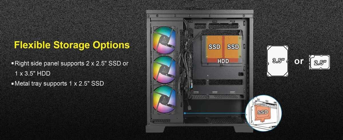 Компьютерный корпус ATX Azza Cove черный (csaz-570b cove) Midi-Tower фотография 8