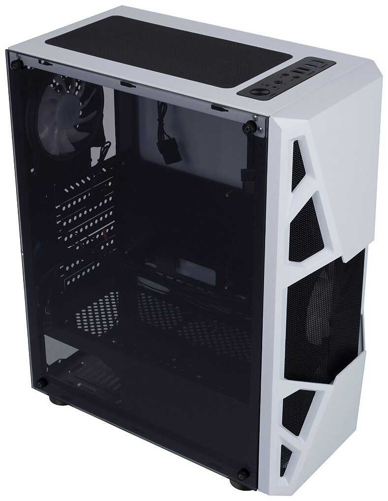 Корпус компьютерный FORMULA CL-3303W RGB белый фотография 7