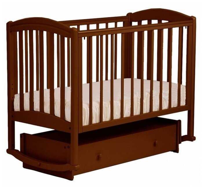 Кроватка ЛЕЛЬ (Кубаньлесстрой) Василек БИ 09.2, классическая, поперечный маятник фотография 2