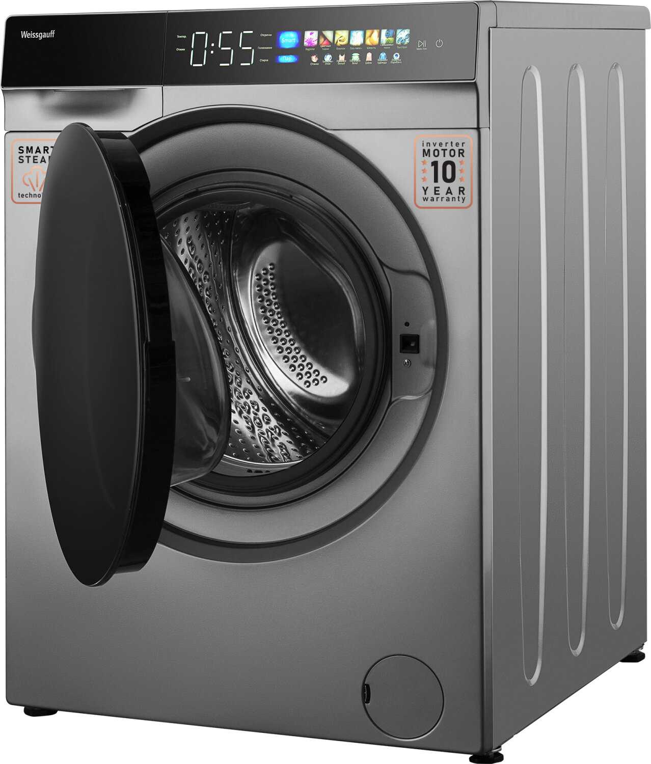 Стиральная машина Weissgauff WM 998 Full Touch DC Inverter Steam фотография 14