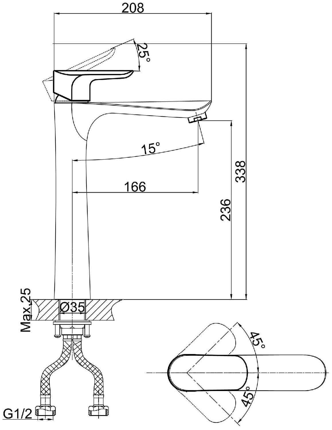 Смеситель D&K DA1032001 фотография 9