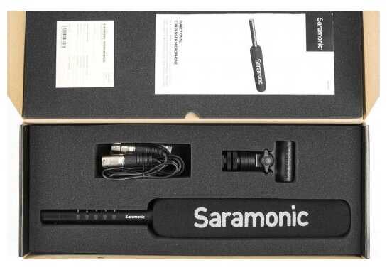 Saramonic SR-TM7 - Микрофонная пушка со встроенным аккумулятором и фильтром верхних частот фотография 3
