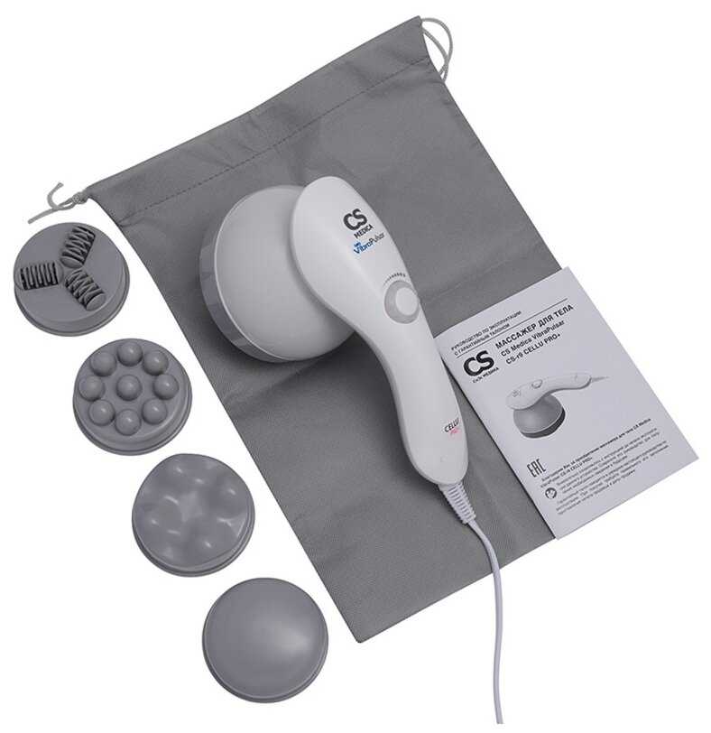 Вибрационный массажер CS Medica VibraPulsar CS-r9 CELLU PRO+ фотография 8