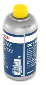 Тормозная жидкость Bosch Dot 4, Brake Fluid HP 0.5 л фотография 3