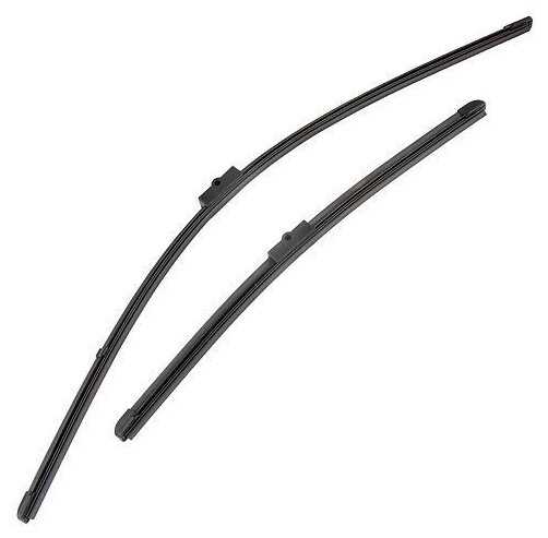 Щетка стеклоочистителя бескаркасная Valeo Silencio Flat Blade Set VM411, 2 шт.