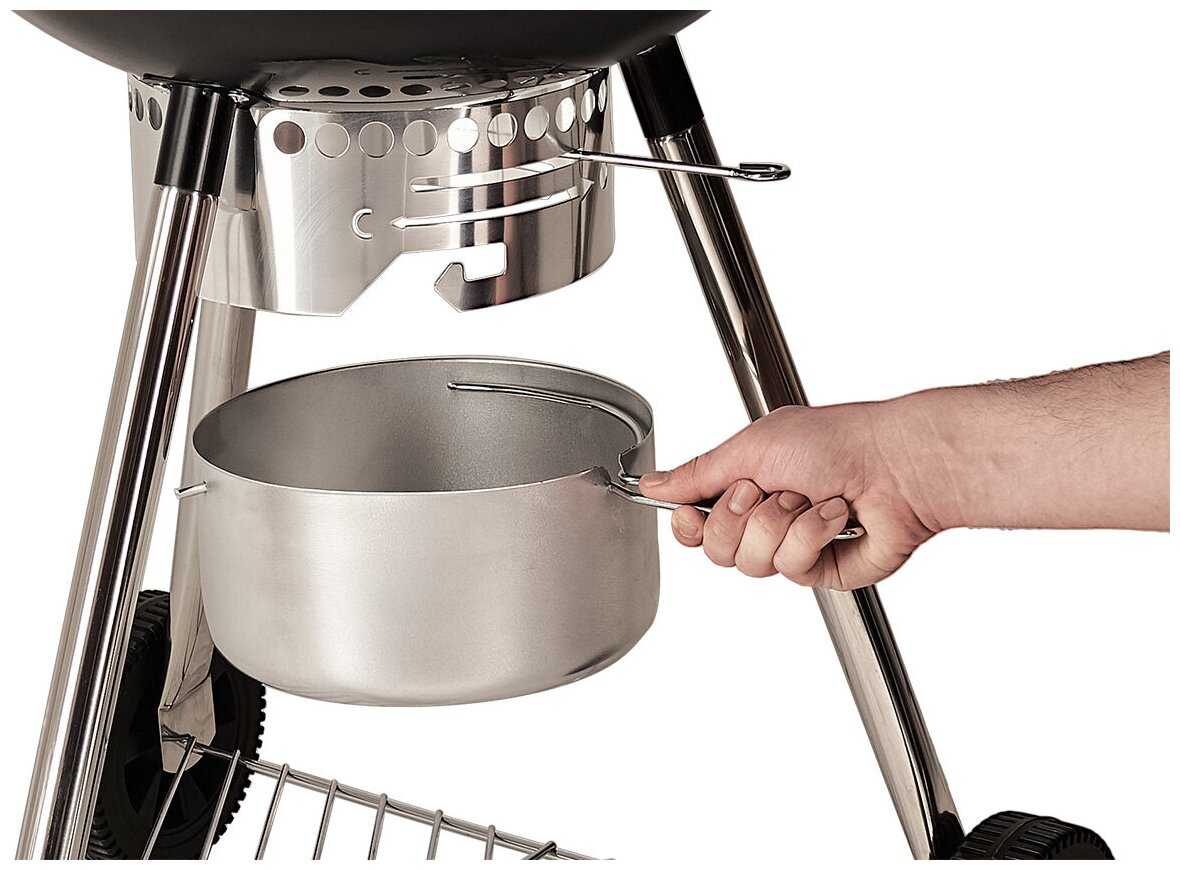 Гриль угольный Go Garden Premium 56 LUX, 70х58х102 см фотография 16