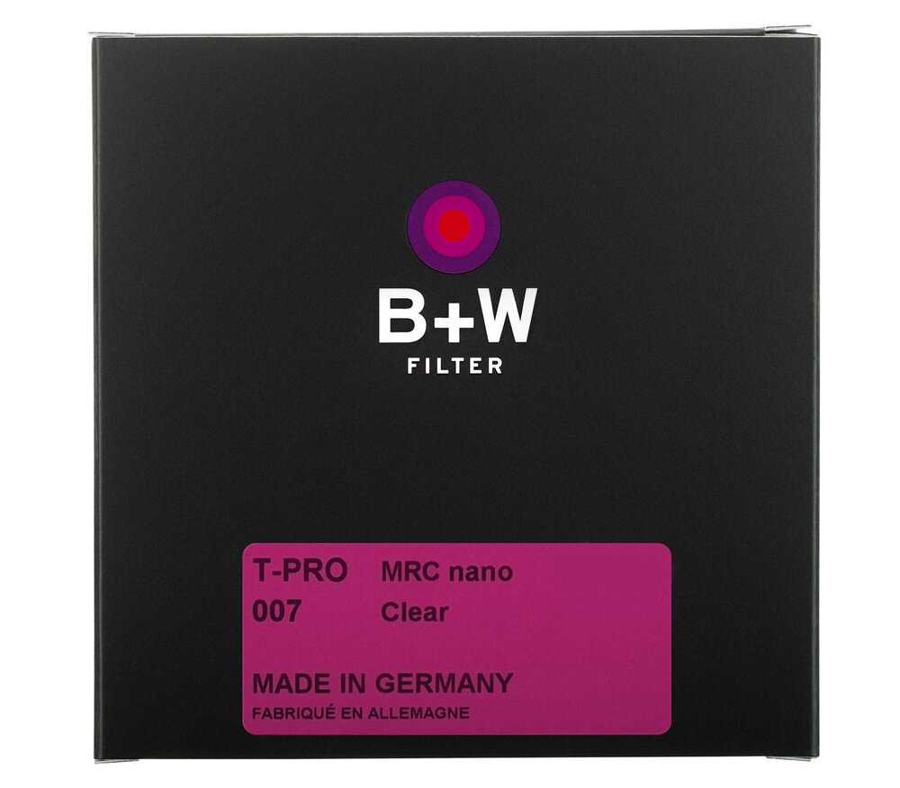 Светофильтр B+W T-Pro 007 Clear MRC nano (62 мм) фотография 9