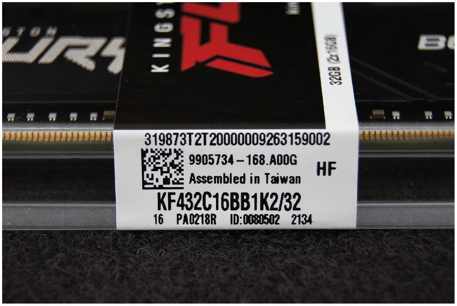 Оперативная память Kingston FURY Beast 32 ГБ (16 ГБ x 2 шт.) DDR4 3200 МГц DIMM CL16 KF432C16BB1K2/32 фотография 13