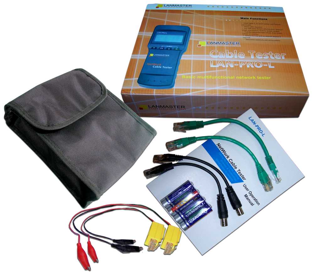 Кабельный тестер Lanmaster LAN-PRO-L фотография 1