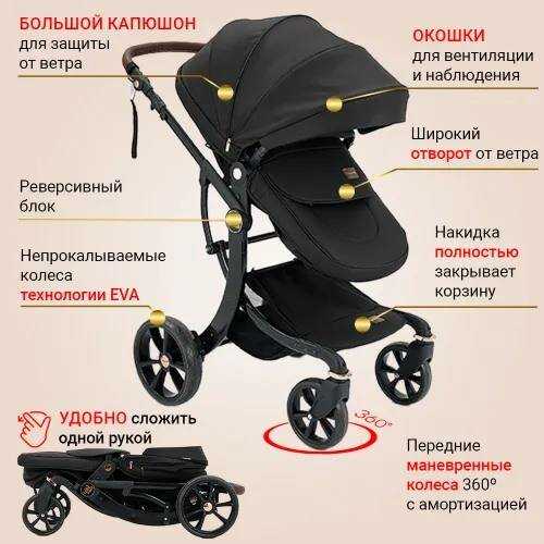 Коляска детская Luxmom 608 3в1 фотография 2