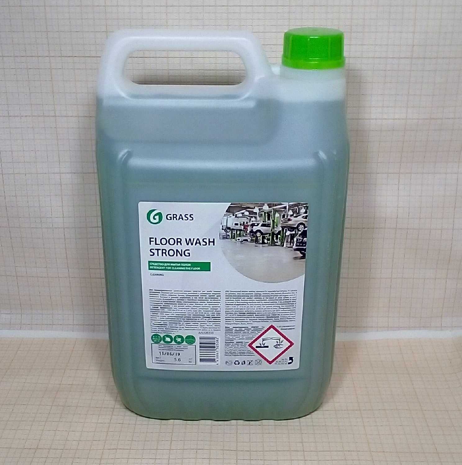 Средство для мытья пола GRASS Floor wash strong [5 л] [125193]. фотография 5