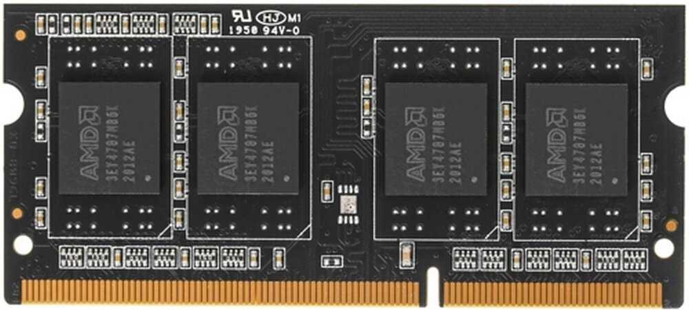 Оперативная память AMD 4 ГБ DDR3 SODIMM CL11 (R534G1601S1S-UO) фотография 5