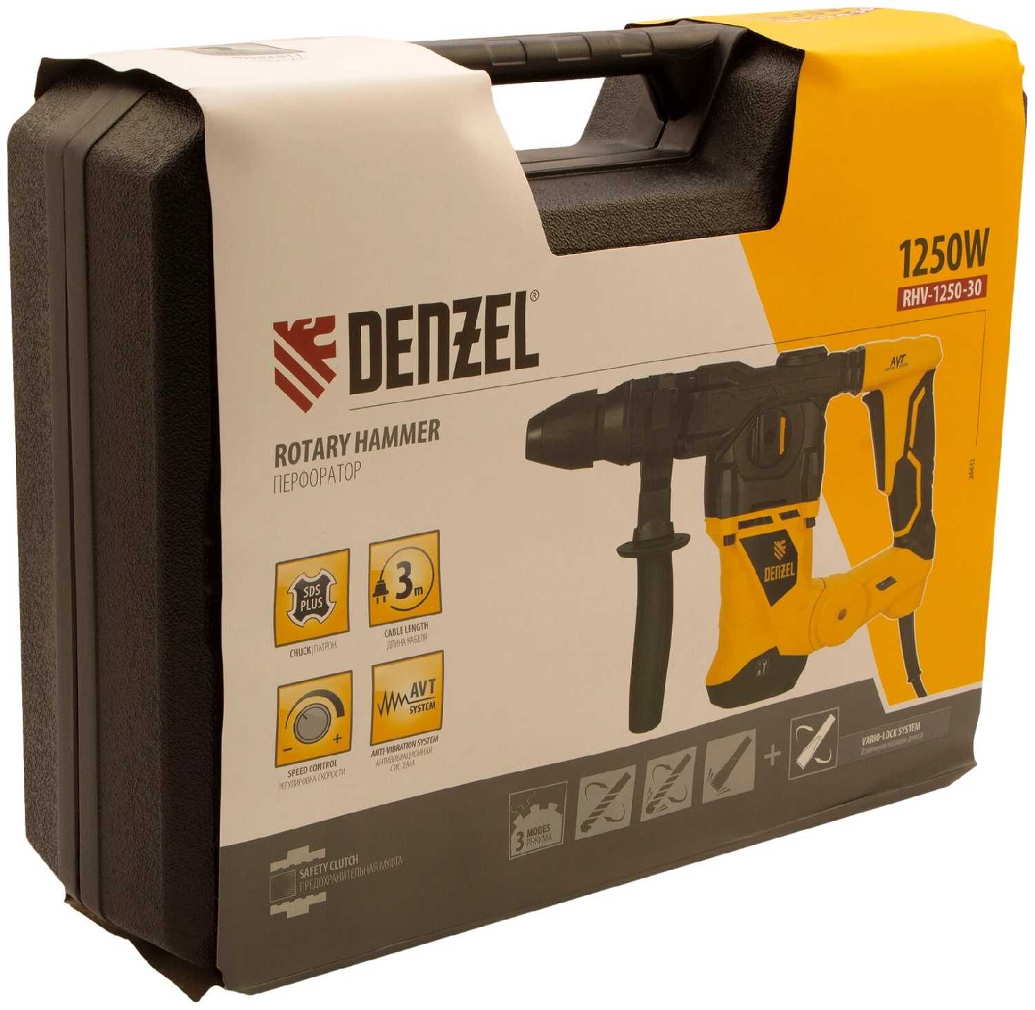 Перфоратор Denzel RHV-1250-30 фотография 15
