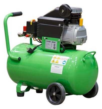 Компрессор ECO Компрессор ECO AE-501-3 (260 л/мин, 8 атм, коаксиальный, масляный, ресив. 50 л, 220 В, 1.80 кВт) фотография 2