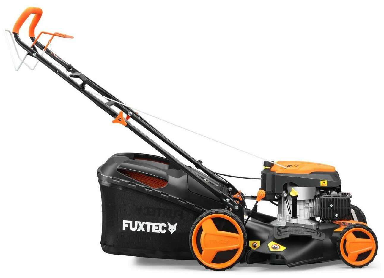 Газонокосилка бензиновая FUXTEC FX-RM5196SL 51 см, Самоходная, Мульчирующая фотография 4
