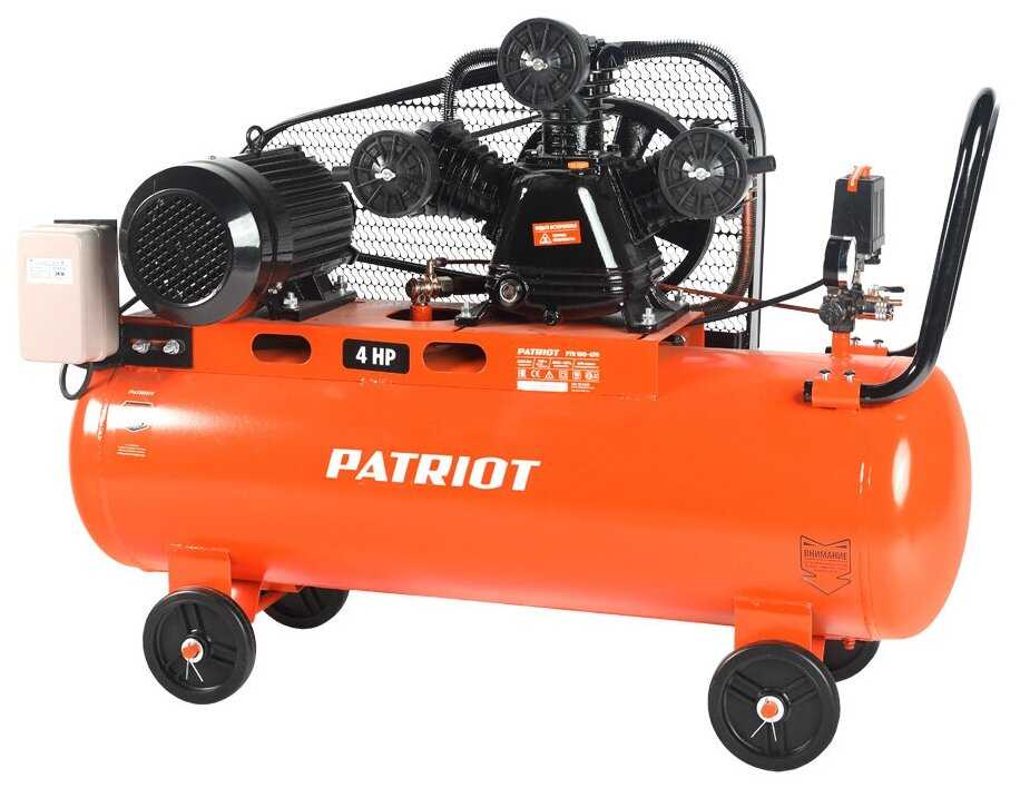 Компрессор PATRIOT PTR 100-670, 3 кВт фотография 1