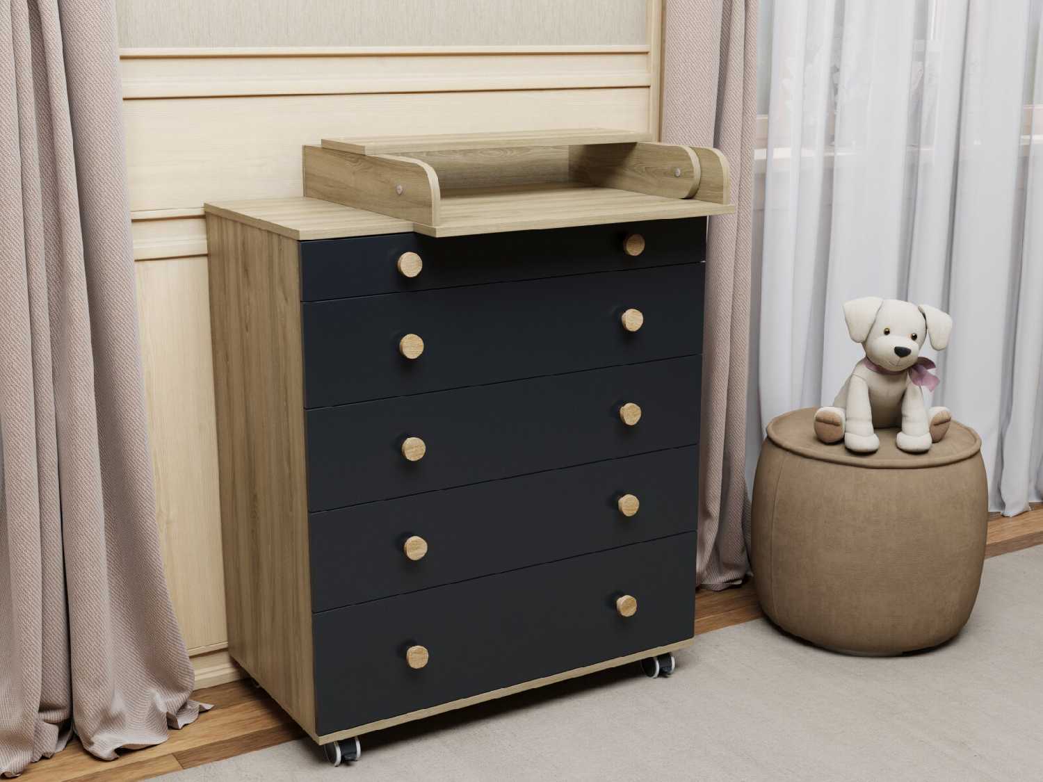 Комод Incanto Идеальный (с пеленальным столиком) фотография 3