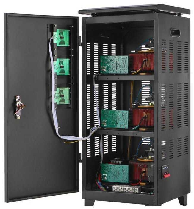 Стабилизатор напряжения трехфазный РЕСАНТА ACH-9000/3-ЭМ фотография 2