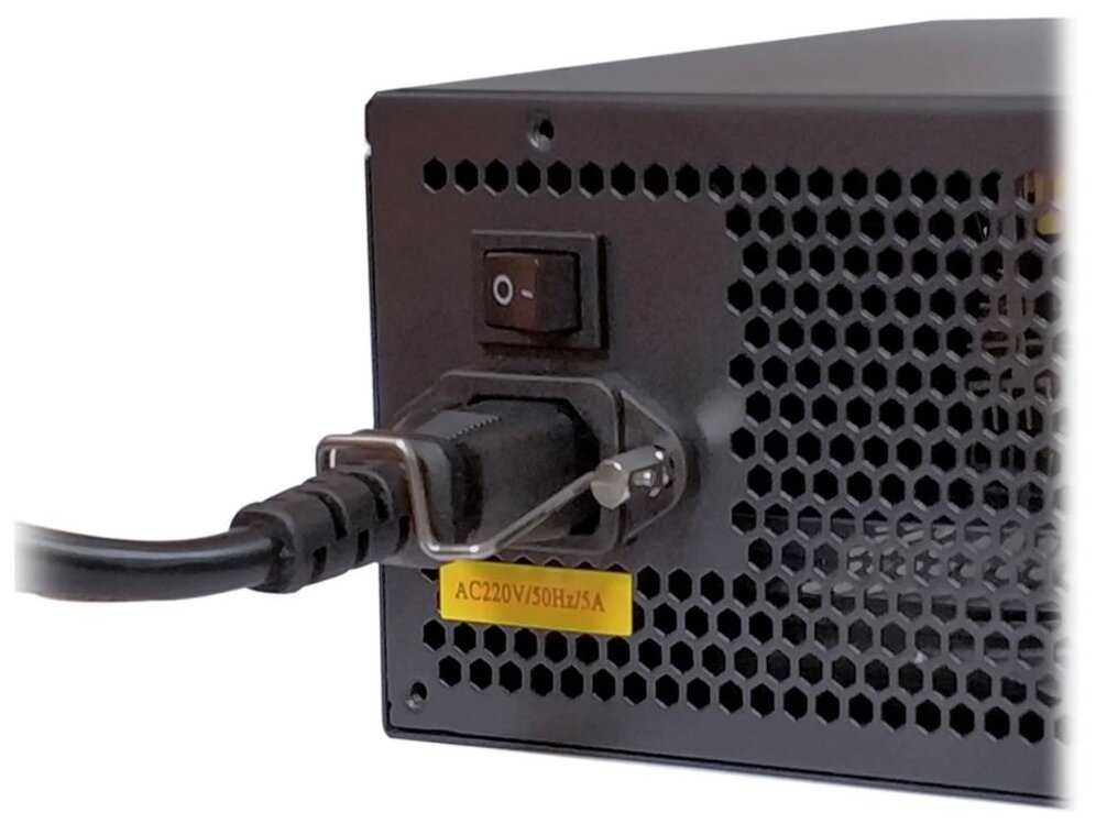 Блок питания ExeGate 400PPE 400W + кабель 220V с защитой от выдергивания фотография 3