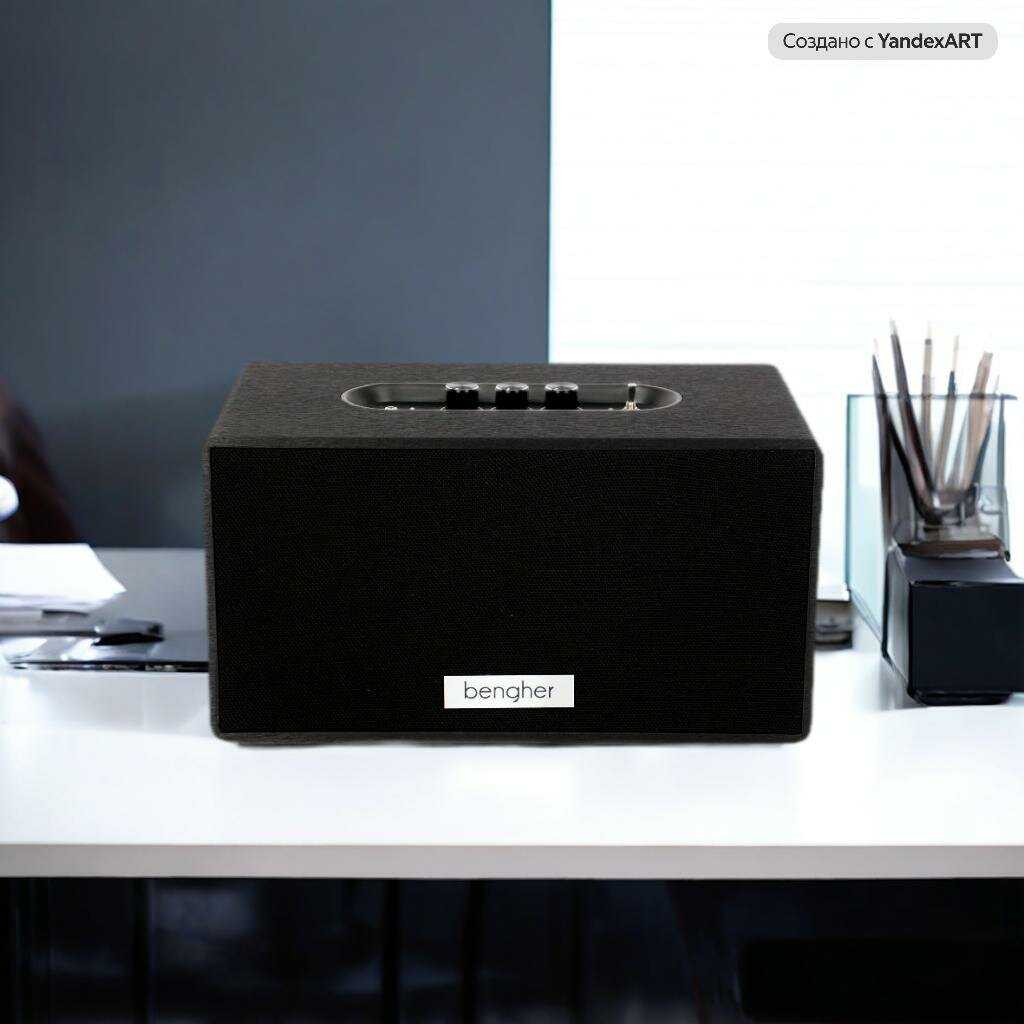 Портативная bluetooth колонка Bengher Home Studio 2 (100Вт) фотография 13