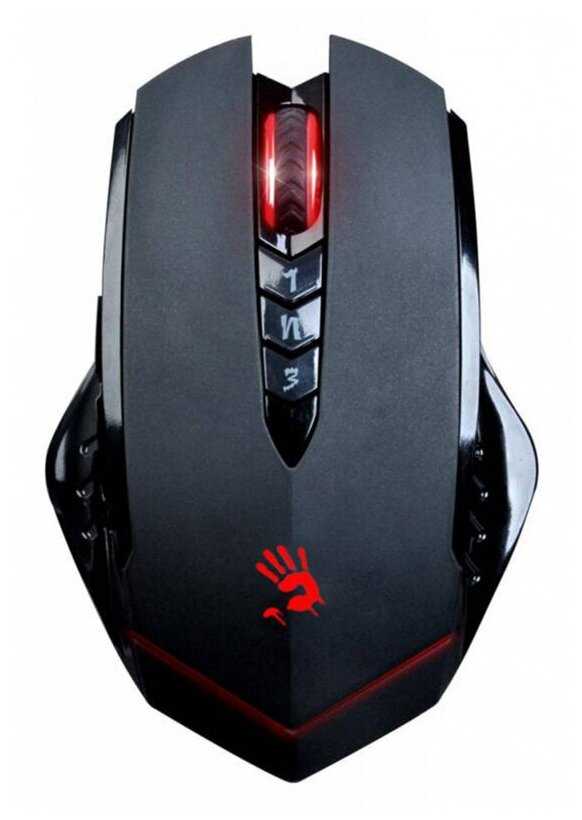 Мышь A4Tech Bloody R80 черный оптическая 4000dpi беспроводная USB3.0 8but
