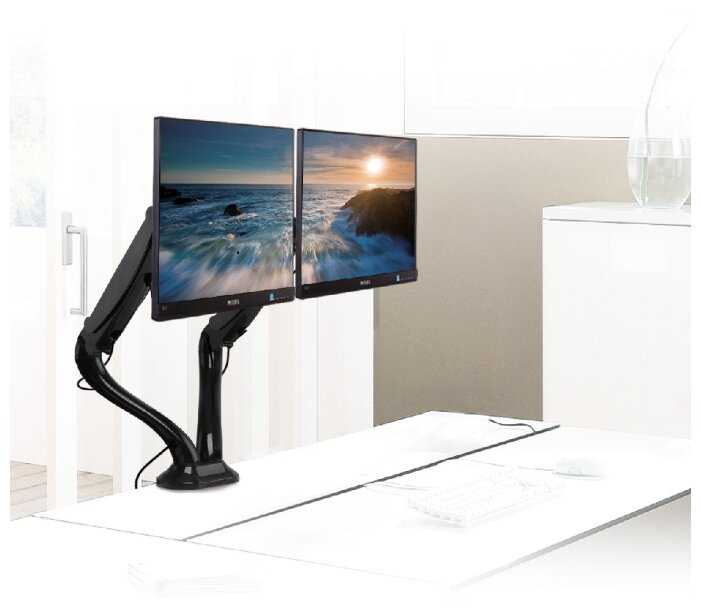 Кронштейн настольный для мониторов Arm media LCD-T22 черный фотография 1