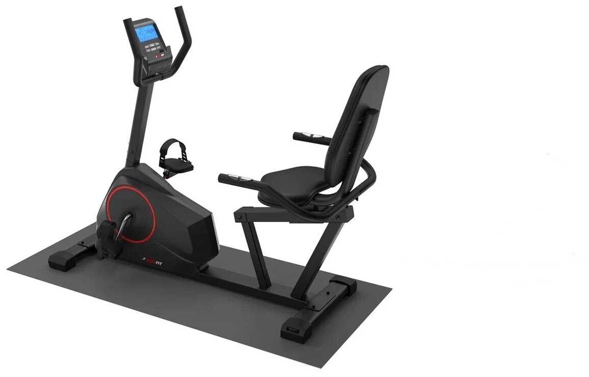 Горизонтальный велотренажер UNIXFIT BR-390Е + набор для фитнеса фотография 7
