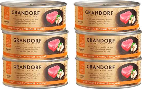 Корм для кошек Grandorf беззерновой с курицей и тунцом фотография 3