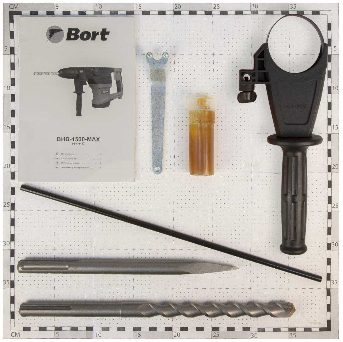 Перфоратор Bort BHD-1500-MAX, 1500 Вт фотография 11