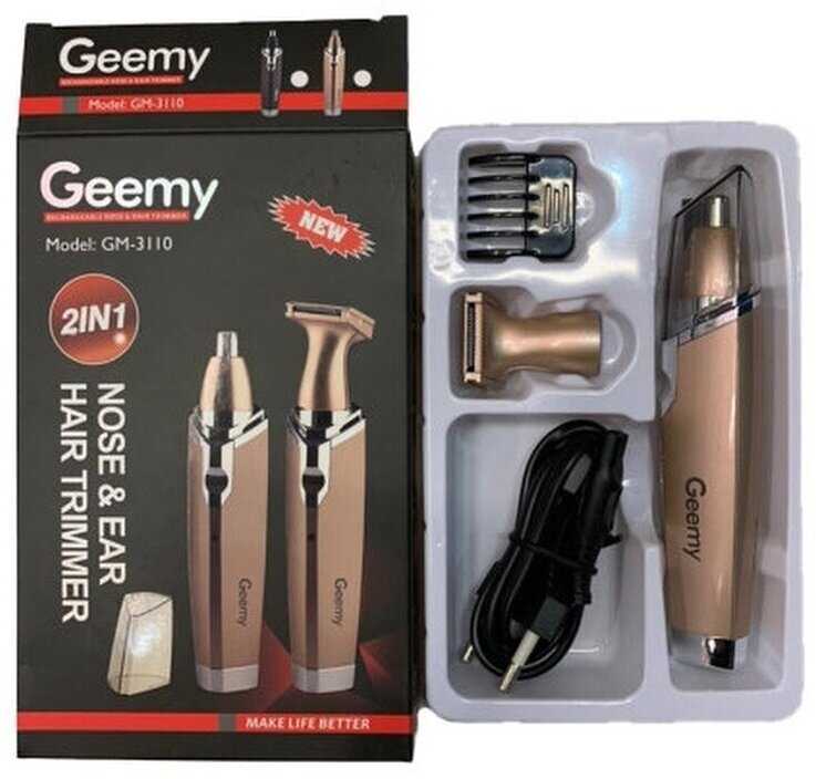 Триммер GEEMY Hair Trimmer 2 в 1 (GM-3110) фотография 4