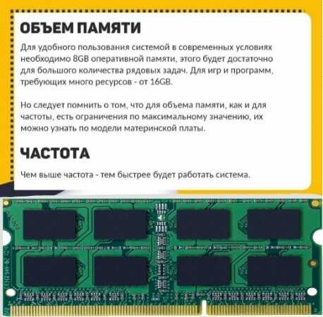 Модуль памяти KVR16LS11/8 SODIMM DDR3L 8Gb фотография 3