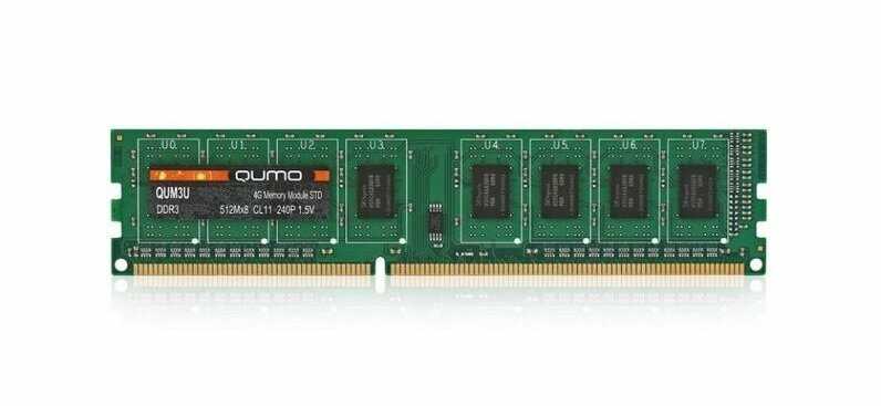 Оперативная память Qumo 4 ГБ DDR3 DIMM CL9 (QUM3U-4G1333C9) фотография 10