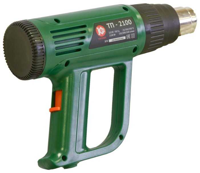 Строительный фен КАЛИБР ТП-2100 Case, 2100 Вт фотография 3