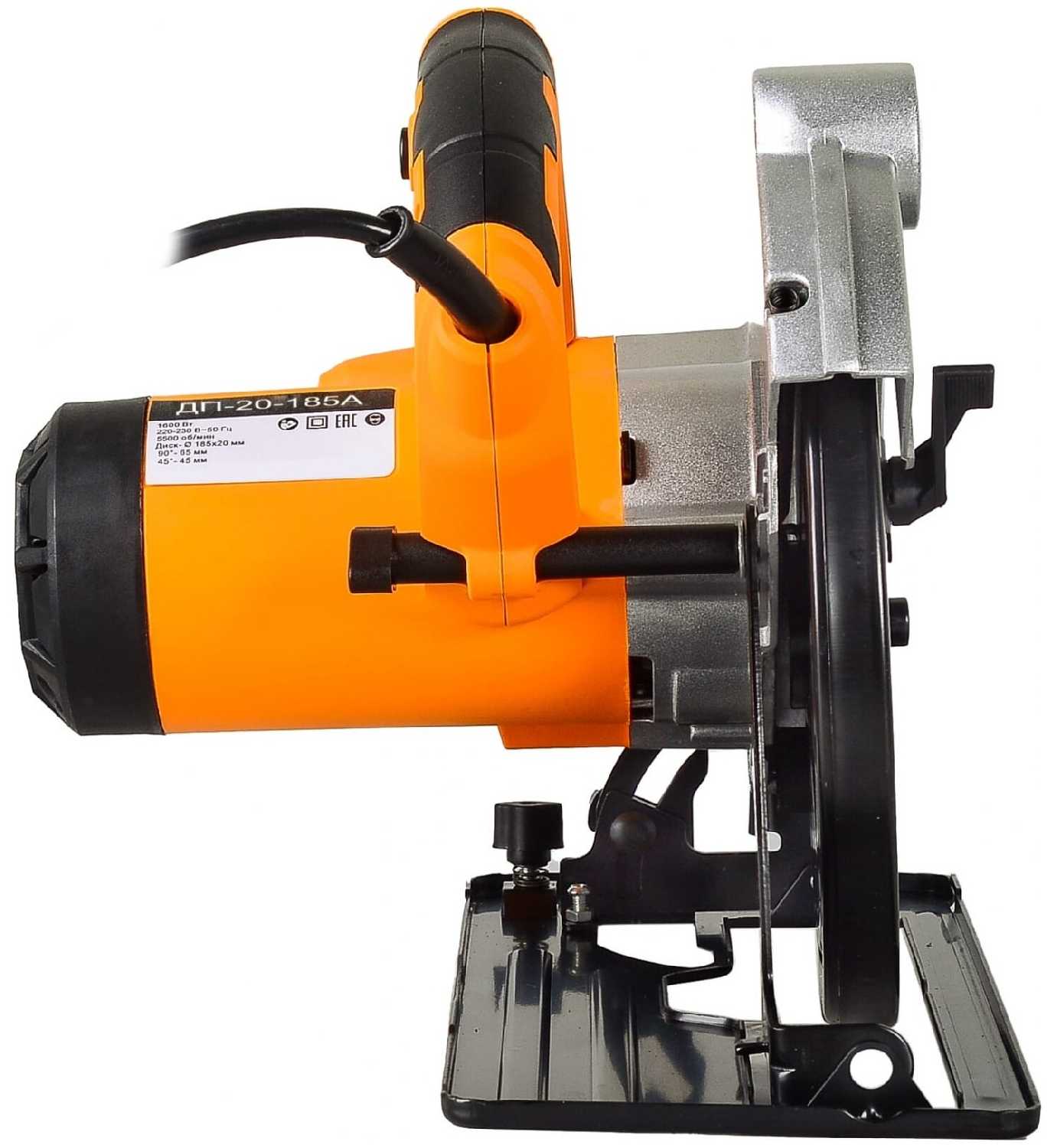 Дисковая пила ВИХРЬ ДП-20-185А, 1600 Вт фотография 3