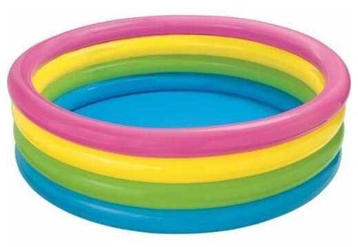 Детский бассейн Intex 57104NP Rainbow Baby 86х25 см (1-3 лет), 86х25 см