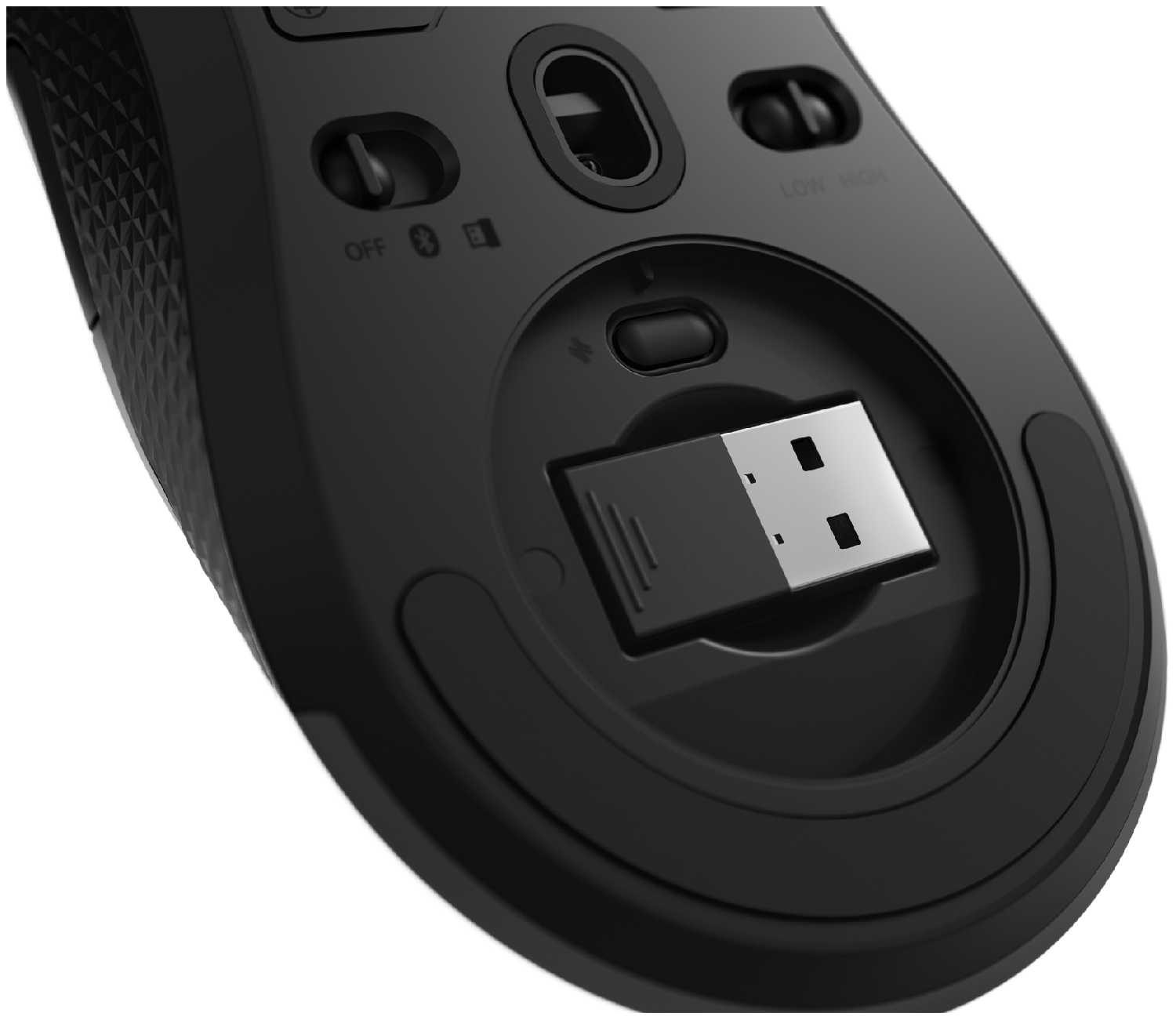 Мышь беспроводная Lenovo Legion M600 Wireless Gaming Mouse (GY50X79385), серый фотография 6