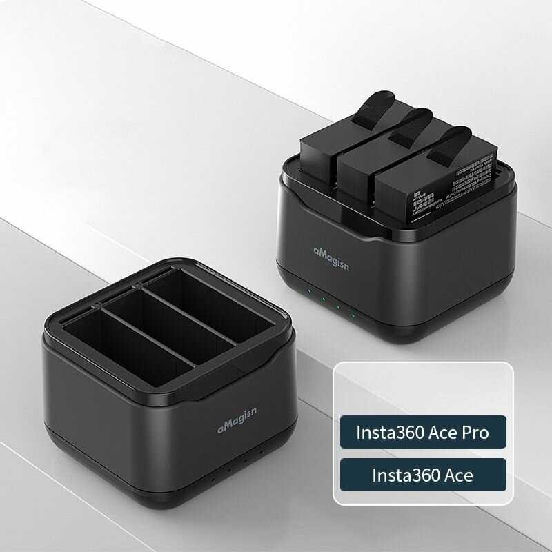 Хаб для зарядки Instа360 Хаб для зарядки 3 аккумуляторов (Асe Pro / Асe) фотография 1