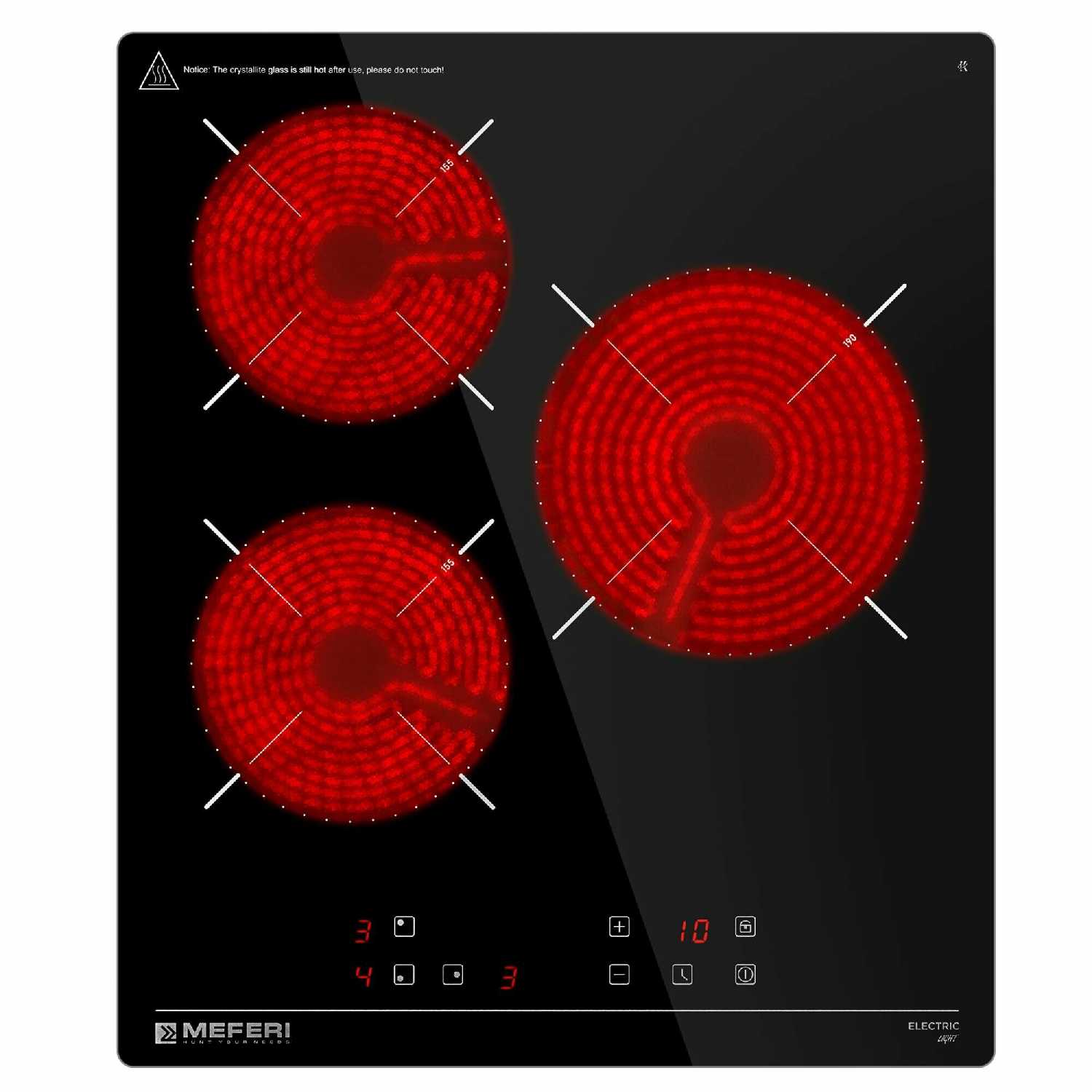Электрическая варочная панель Meferi MEH453BK LIGHT фотография 6
